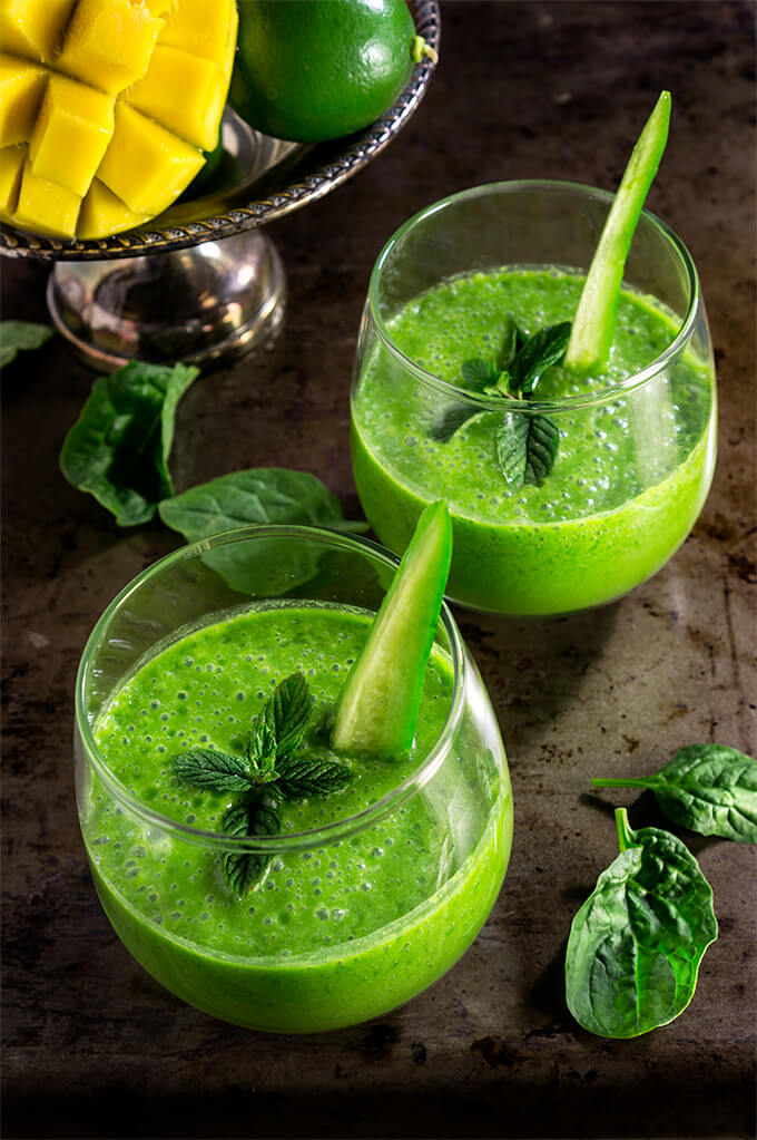 LEMON AND MINT SMOOTHIE